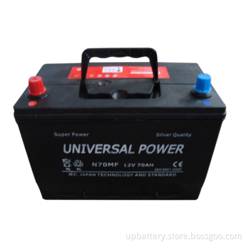 Maintenance Free Car Battery 12V 70ah (N70MF)